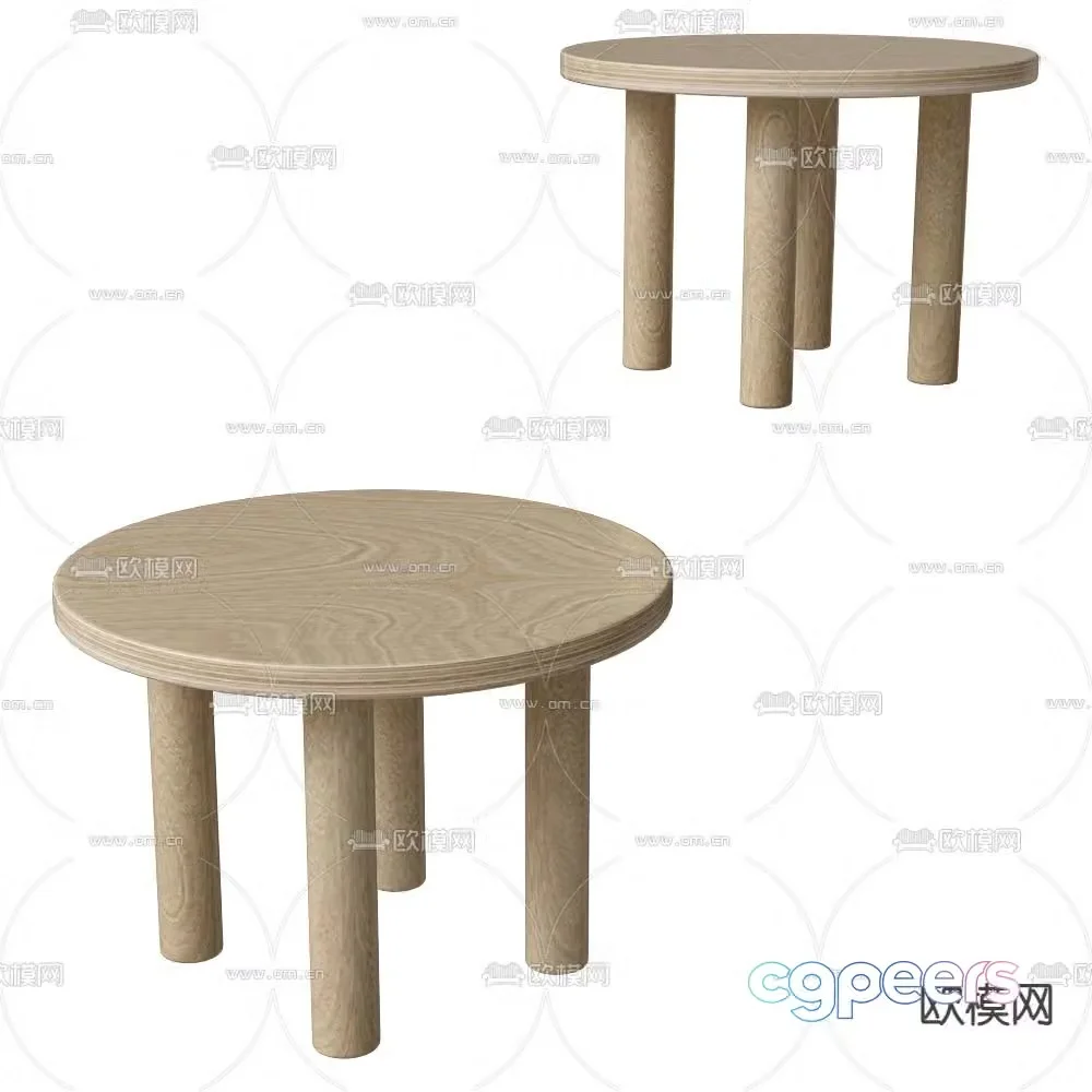 CORE children’s table round table 3d model