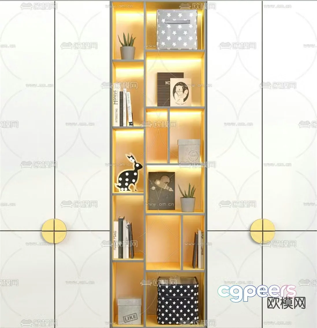 Children’s Wardrobe Wardrobe 3d model