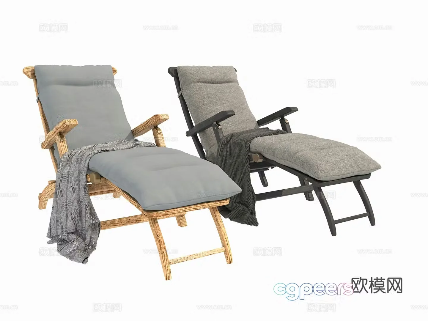 Chair Leisure Chair Recliner 3d Model