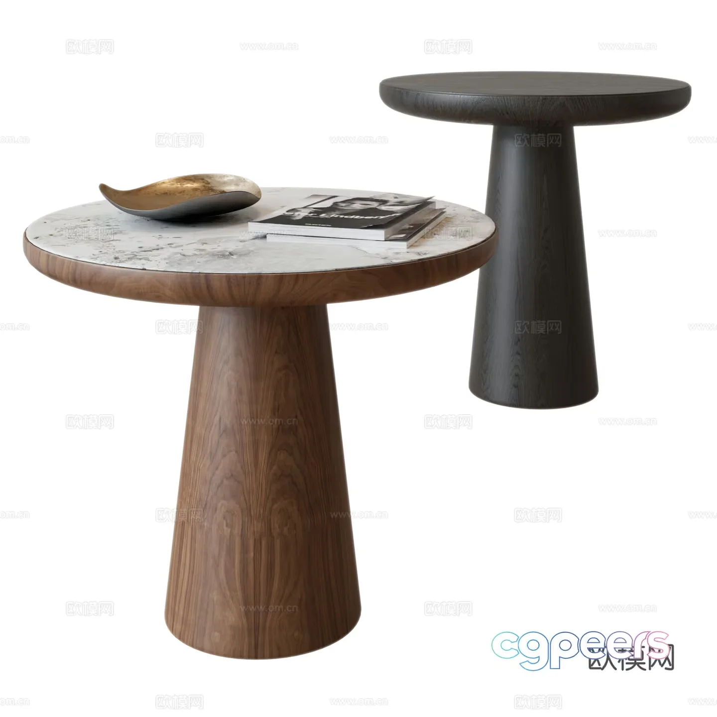 Modern Wooden Tables 3D Model – 20054 – VRAY Render