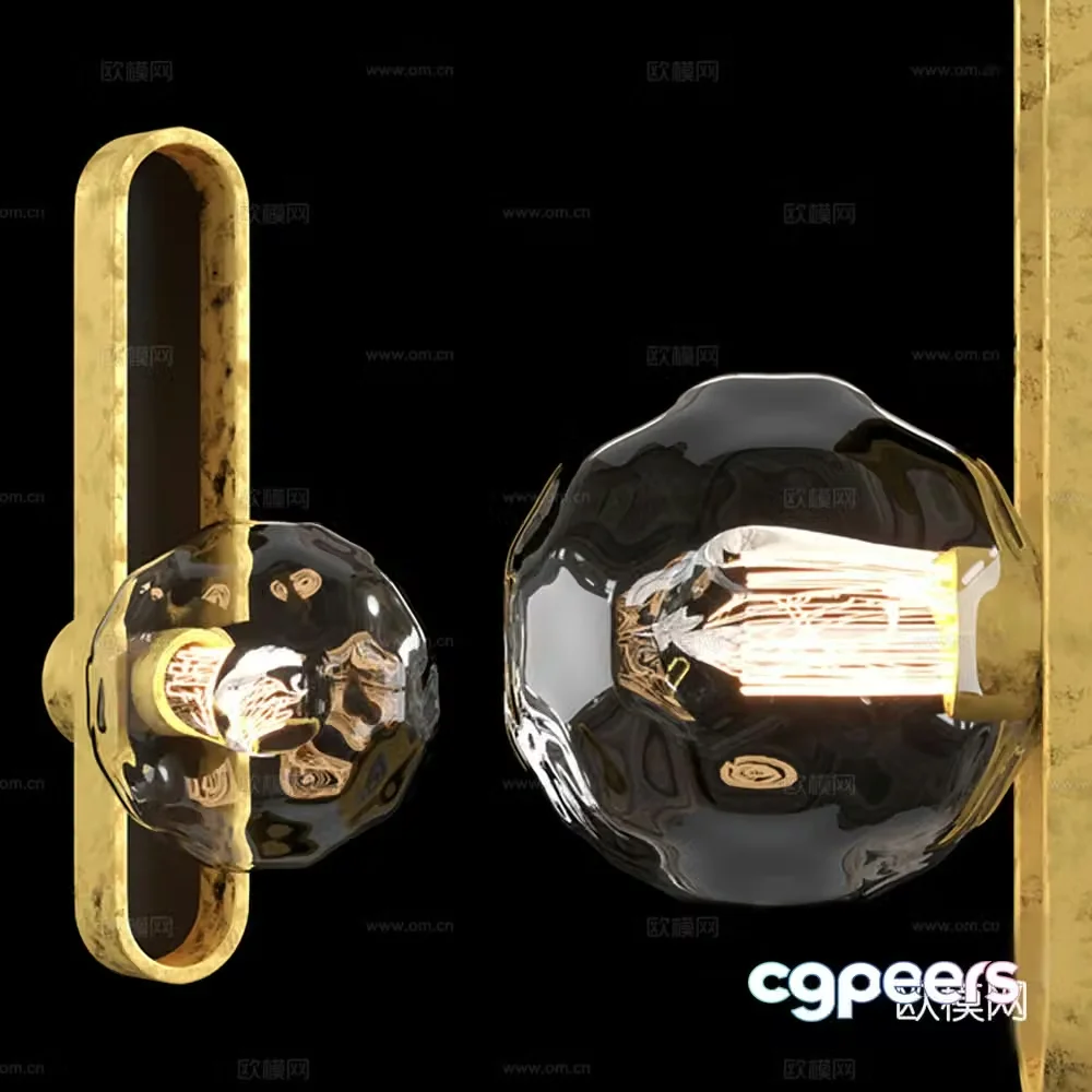 Lamps wall lamps metal lamps decorative lamps 3D model