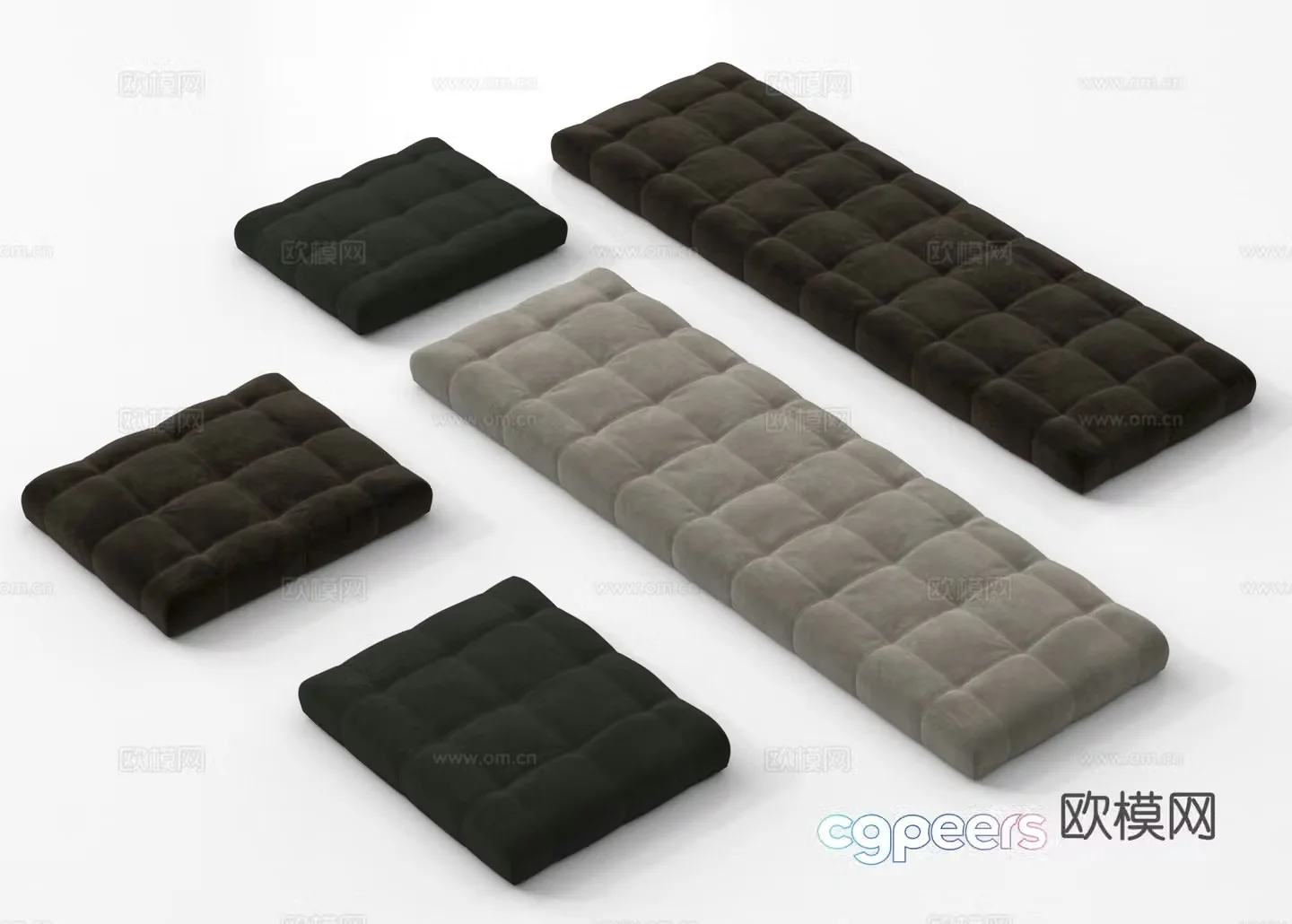 Bathroom cushion tatami cushion cushion bay window cushion sofa cushion 3d model