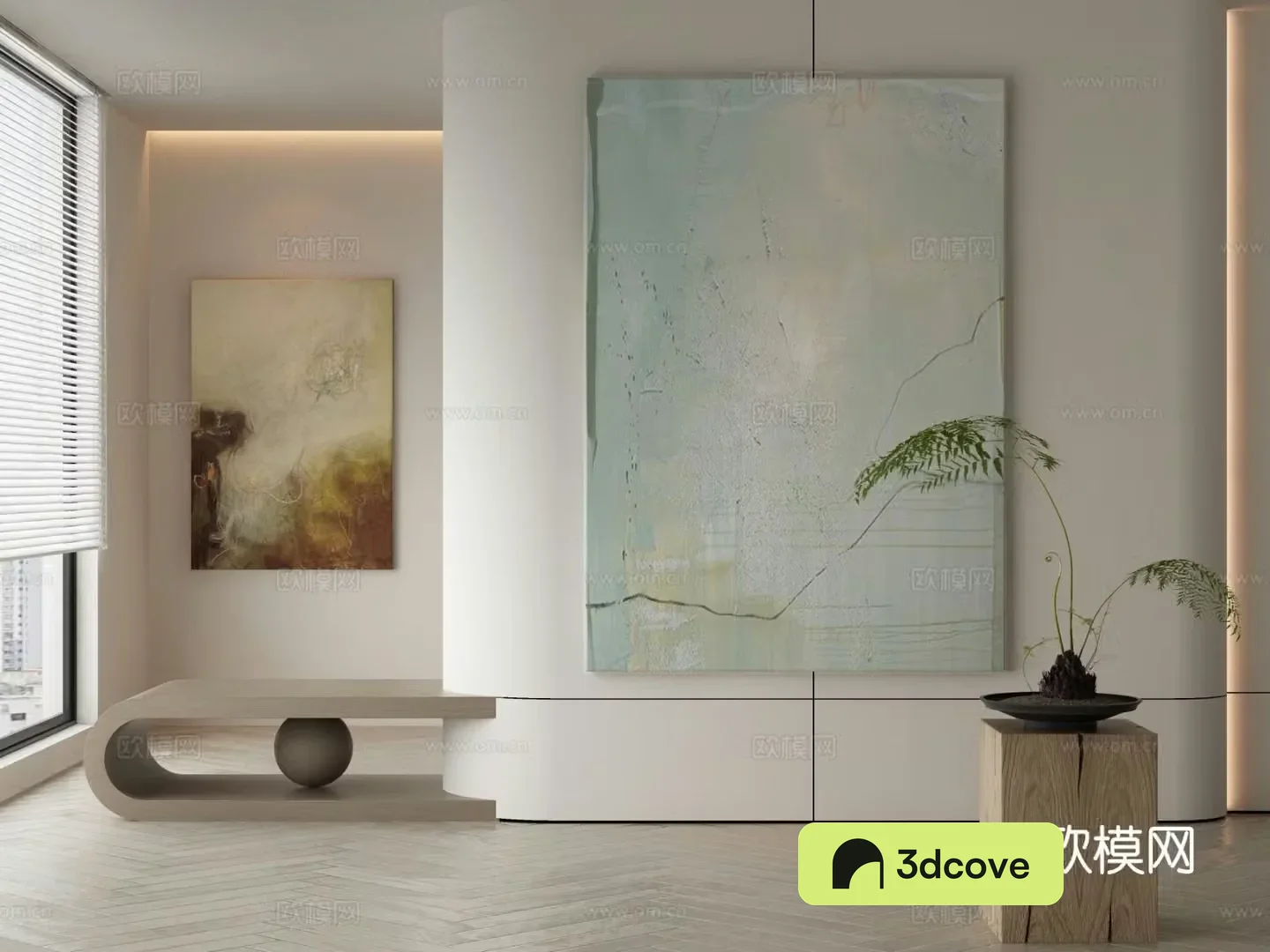 Modern texture painting decorative painting