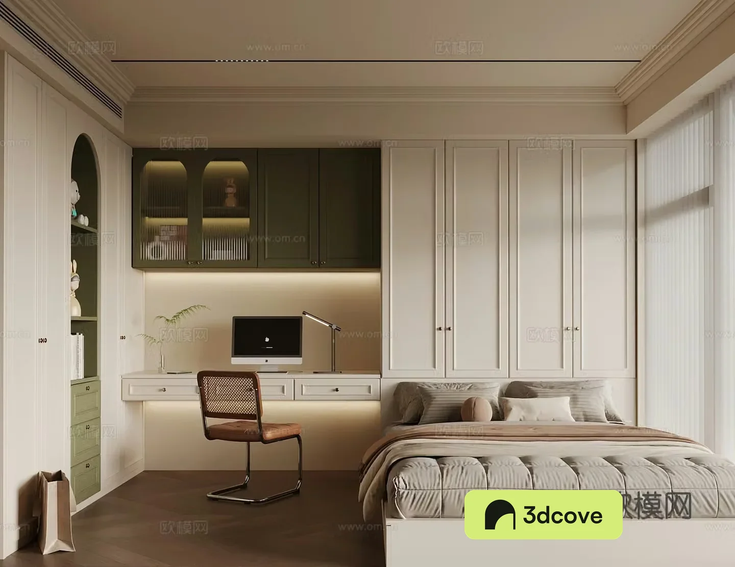 French tatami bedroom