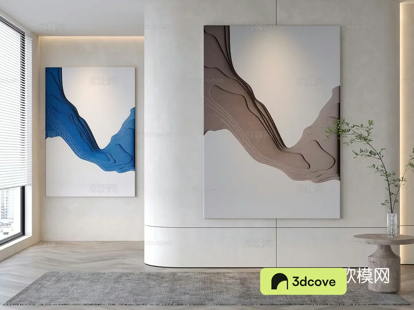 Modern decorative painting Texture painting Abstract painting