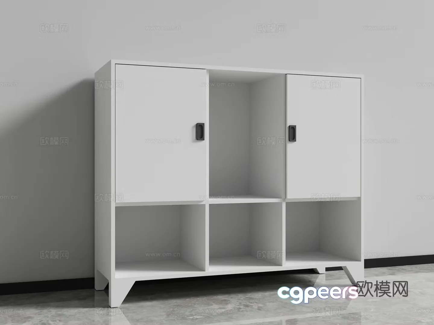 File cabinet tea cabinet locker 3d model