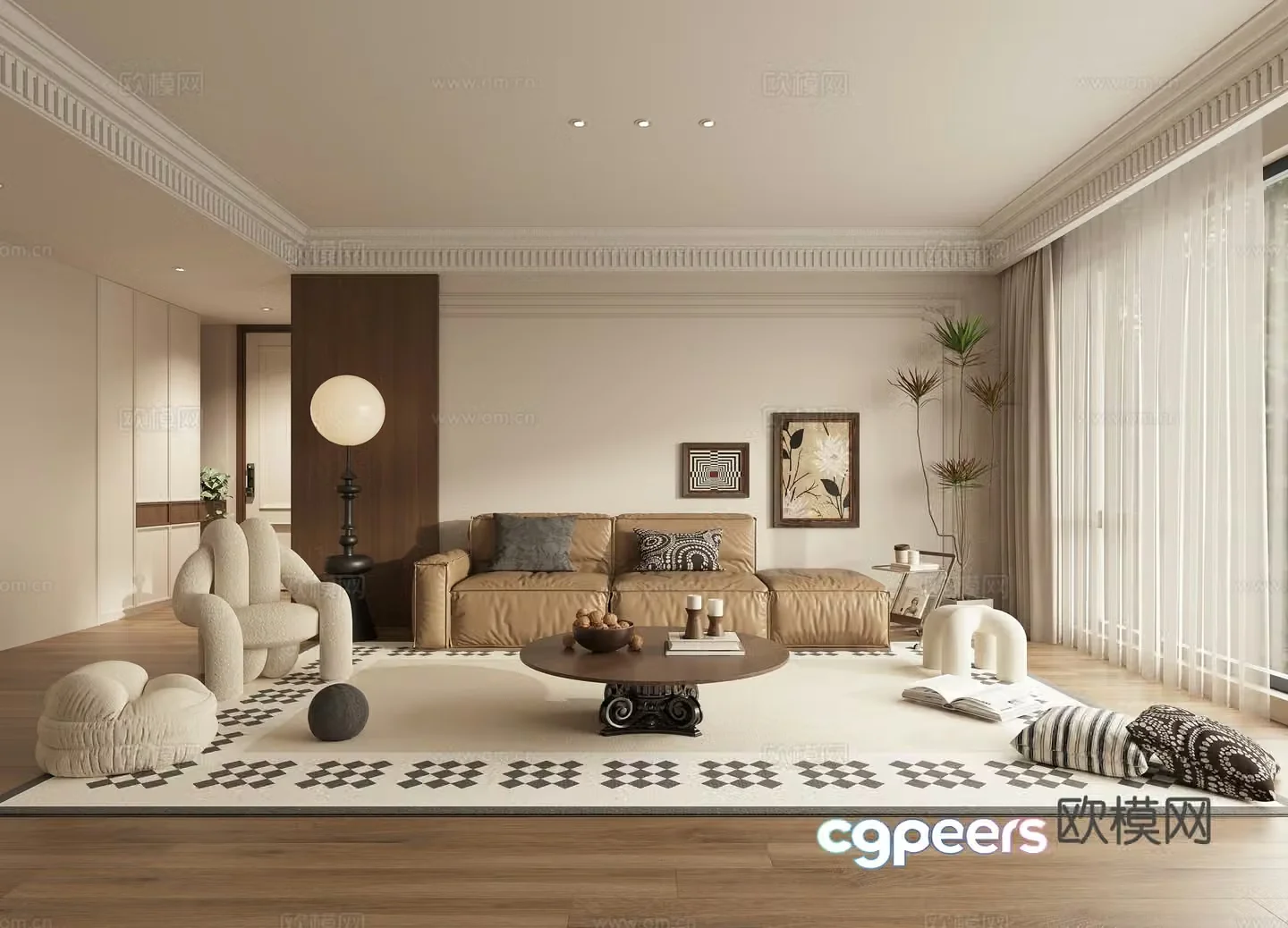 Living room 3d model