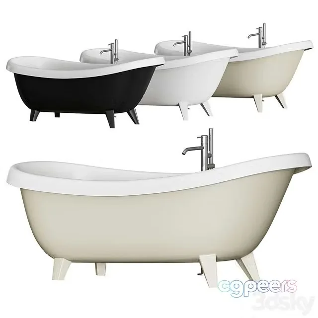 3ds Max Free – Antonio Lupi Suite Bathtub