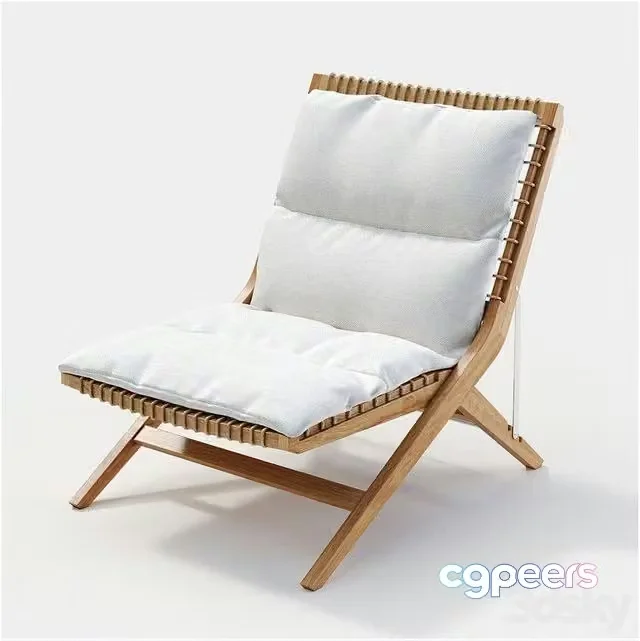 3ds Max Free – Unopiu Synthesis folding deckchair