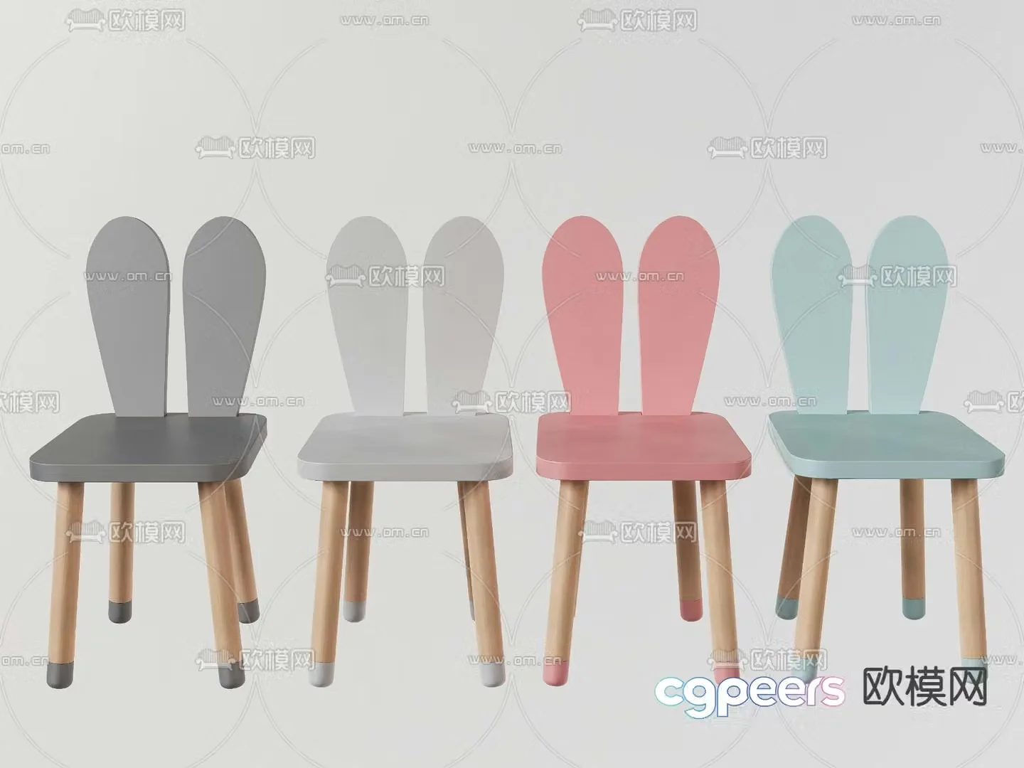 Children’s chair dining chair 3d model