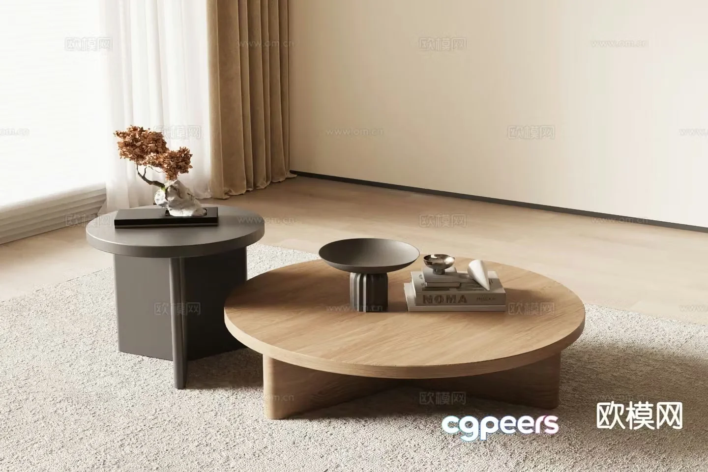 New Chinese coffee table 3d model