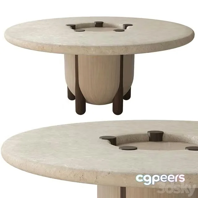 3ds Max Free – TABLE O HIGH BY MATTHIEU RECOPE DE TILLY