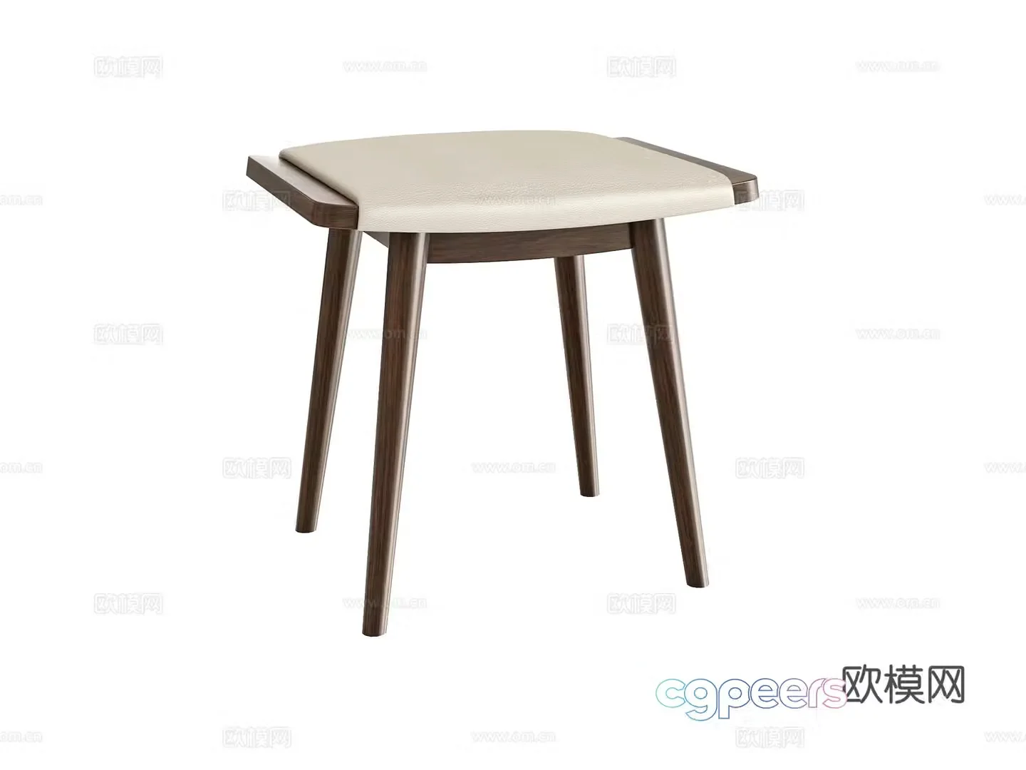 Stool makeup stool 3d model