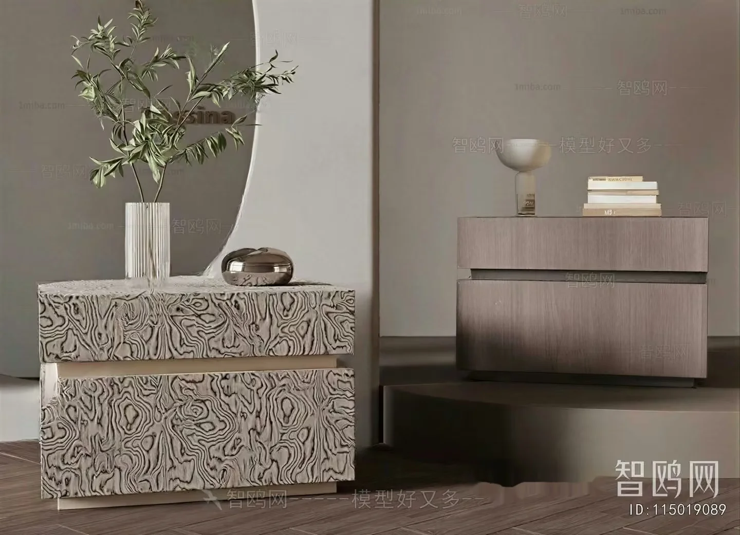Modern Furniture Display 3D Model – 19552 – VRAY Render