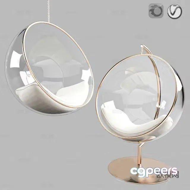 3d model of hanging chair