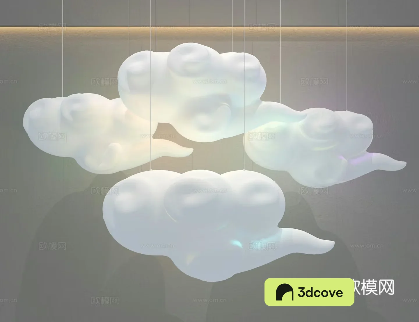 Cream style chandelier cloud chandelier