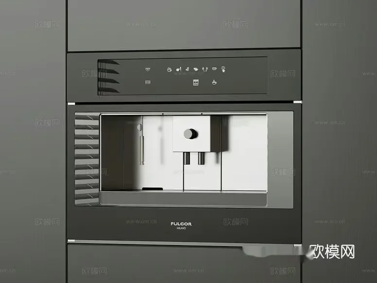 Modern Kitchen Appliance 3D Model – 13962 – VRAY Render