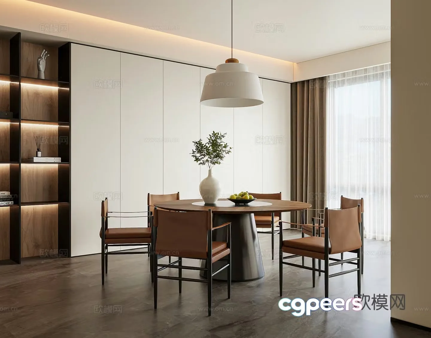 Modern restaurant 3d model