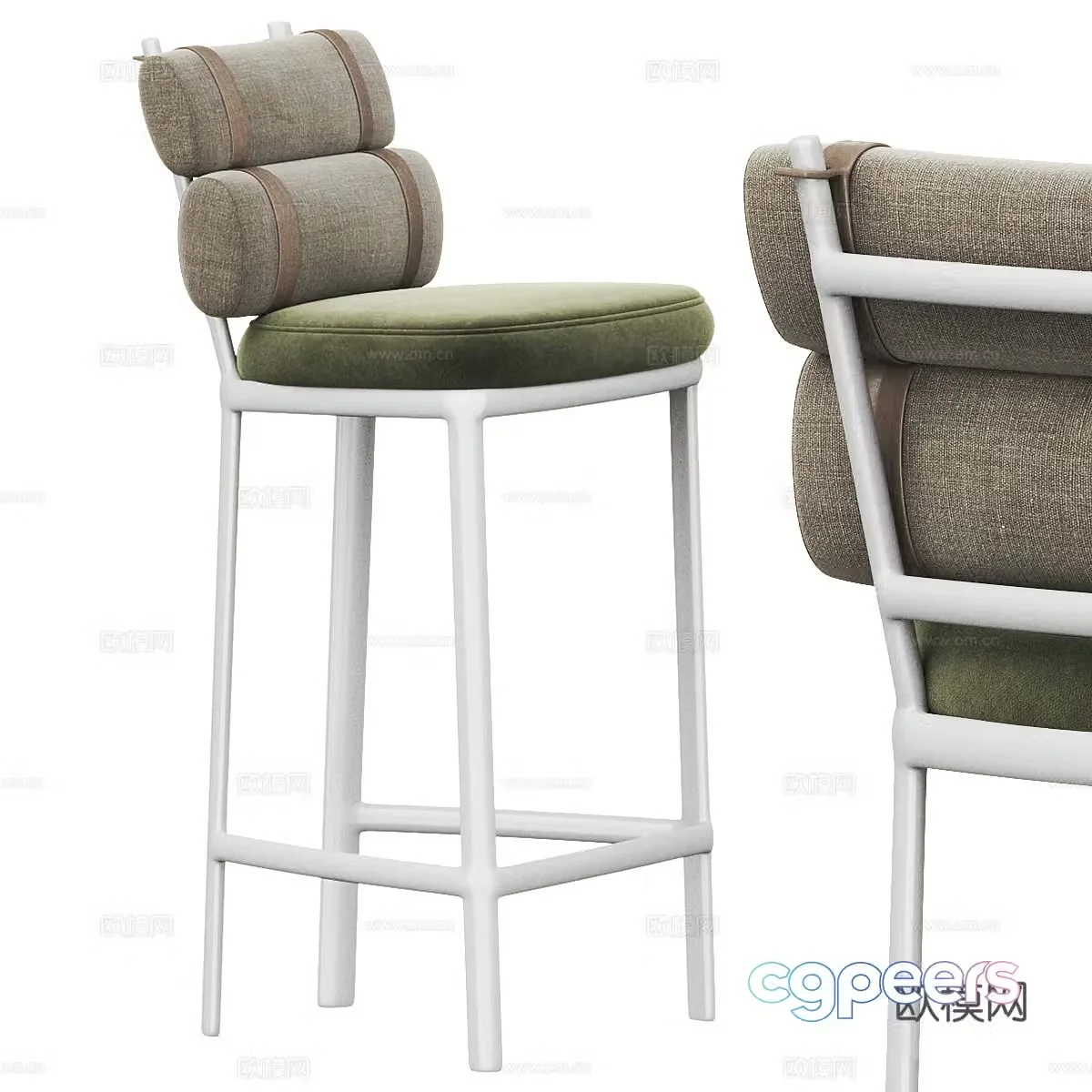 Modern bar stool bar stool 3d model