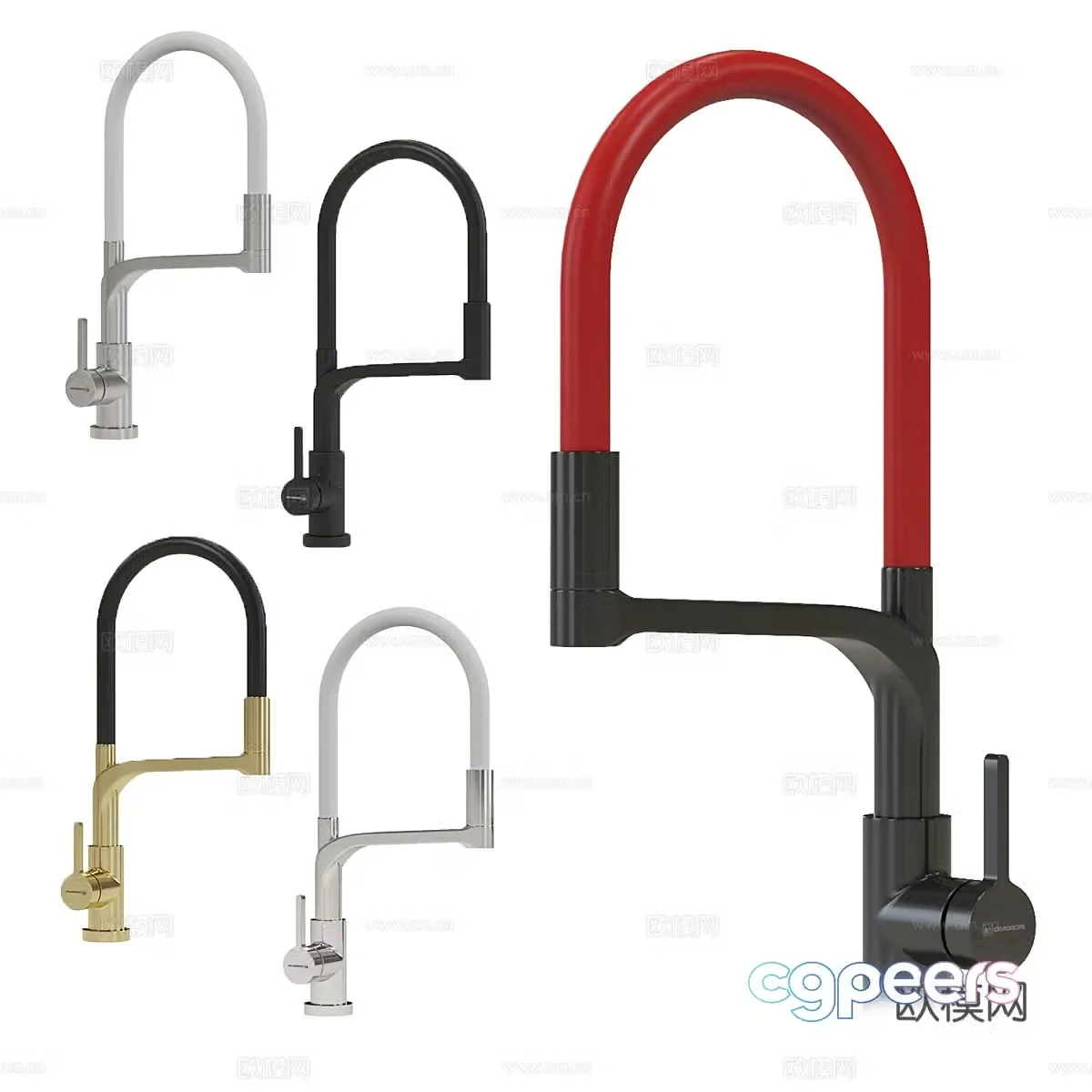 Cabinet faucet 3d model