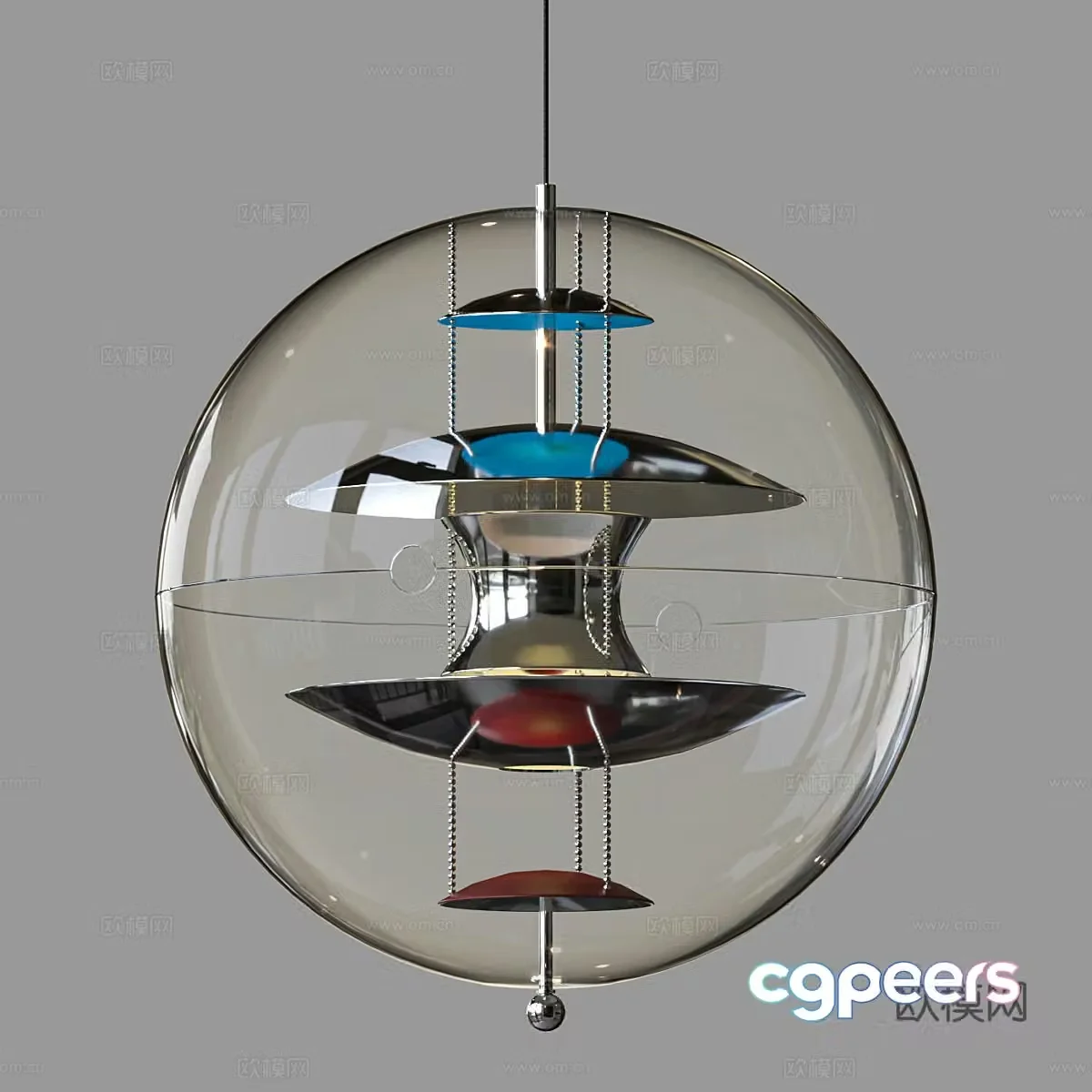 Modern simple chandeliers chandeliers simple chandeliers restaurant chandeliers lamp glass chandeliers 3d model