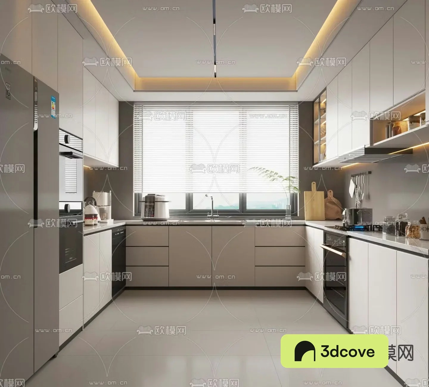 Modern kitchen cabinet