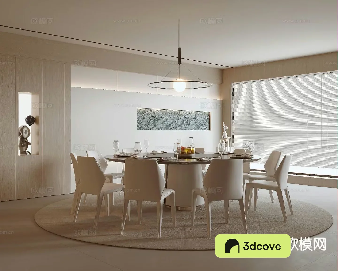 Cream style restaurant