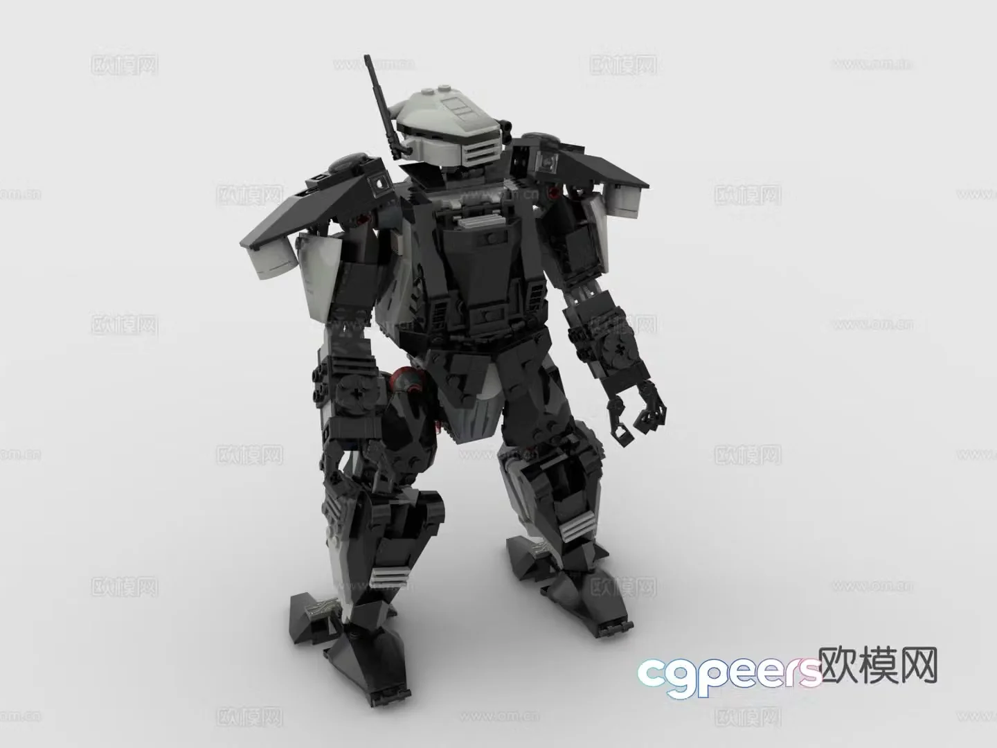 LEGO LEGO Toys Building Blocks Mecha Fighting Robot Mechanical Armor Up to 3D Model