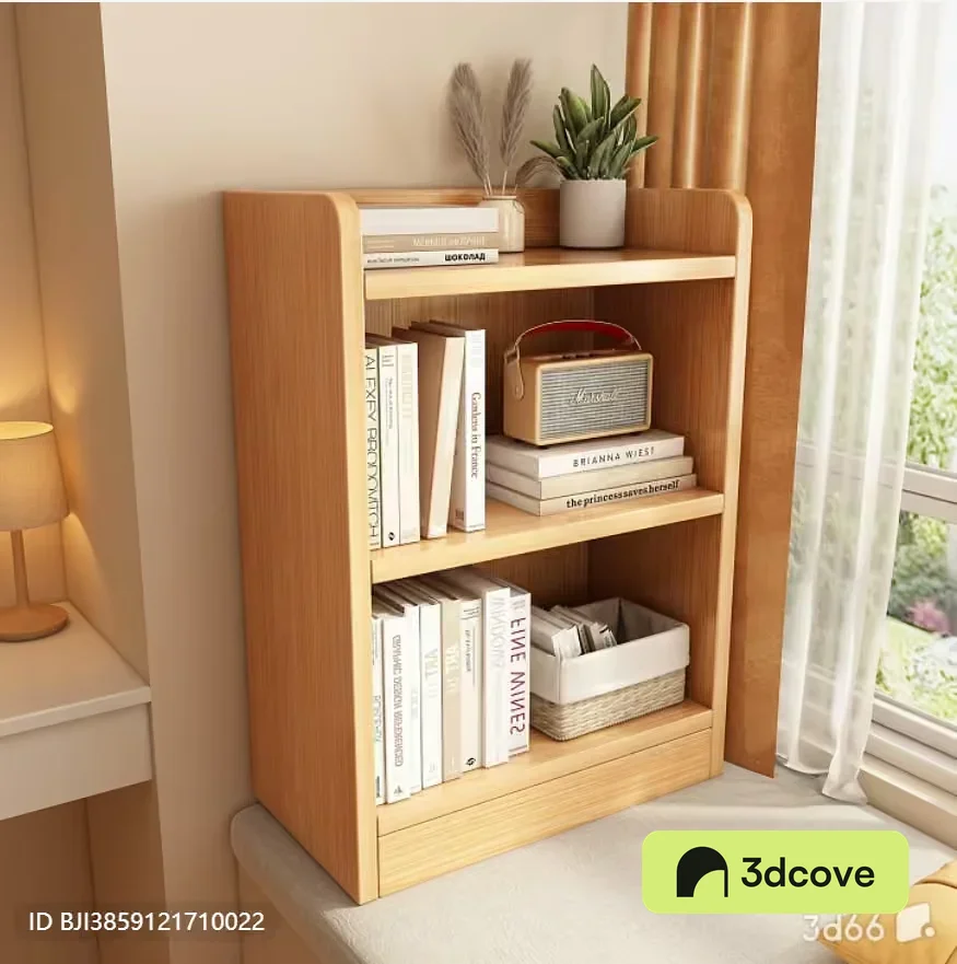 Modern Wooden Bookshelf