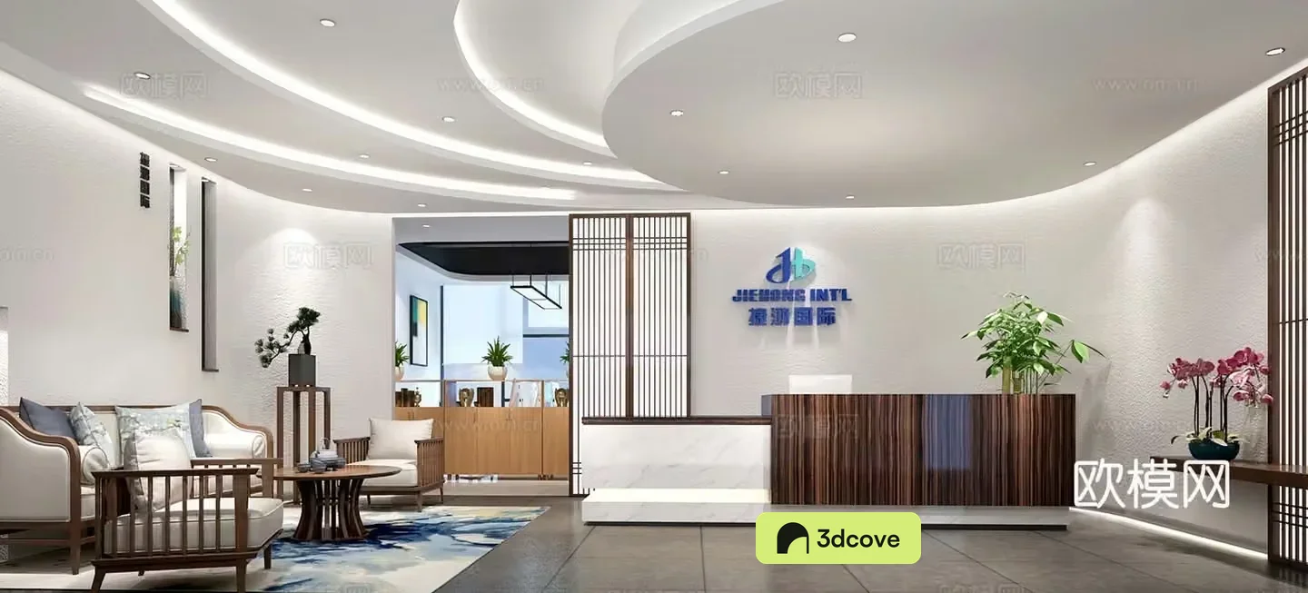 Company front desk reception