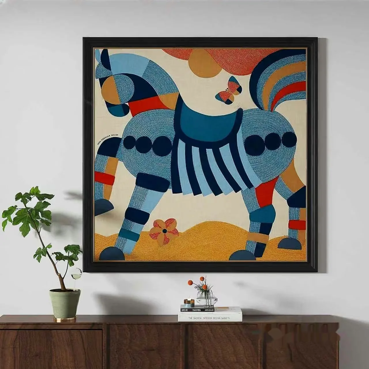 Modern Abstract Art 3D Model – 4883 – VRAY Render