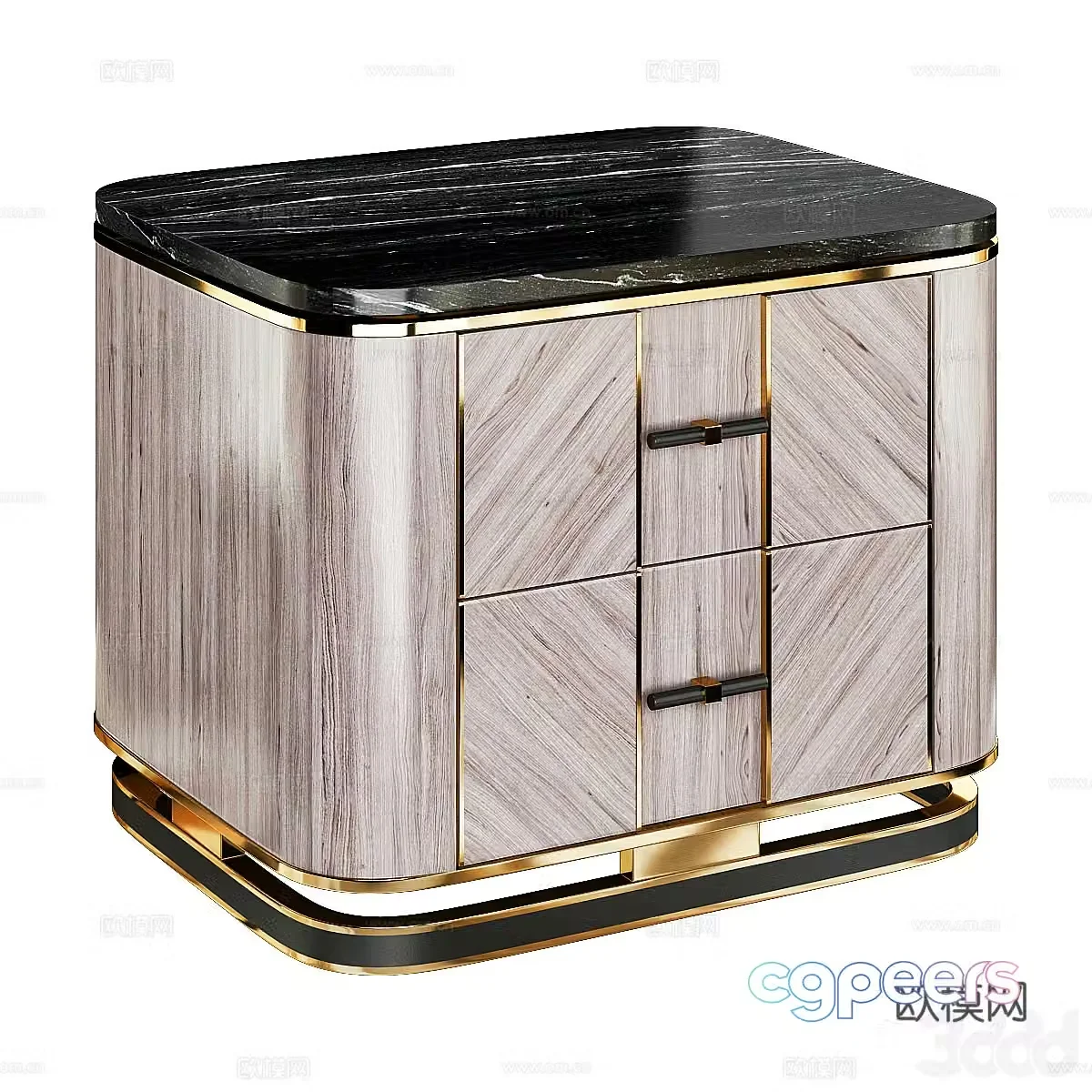 Bedside table 3d model