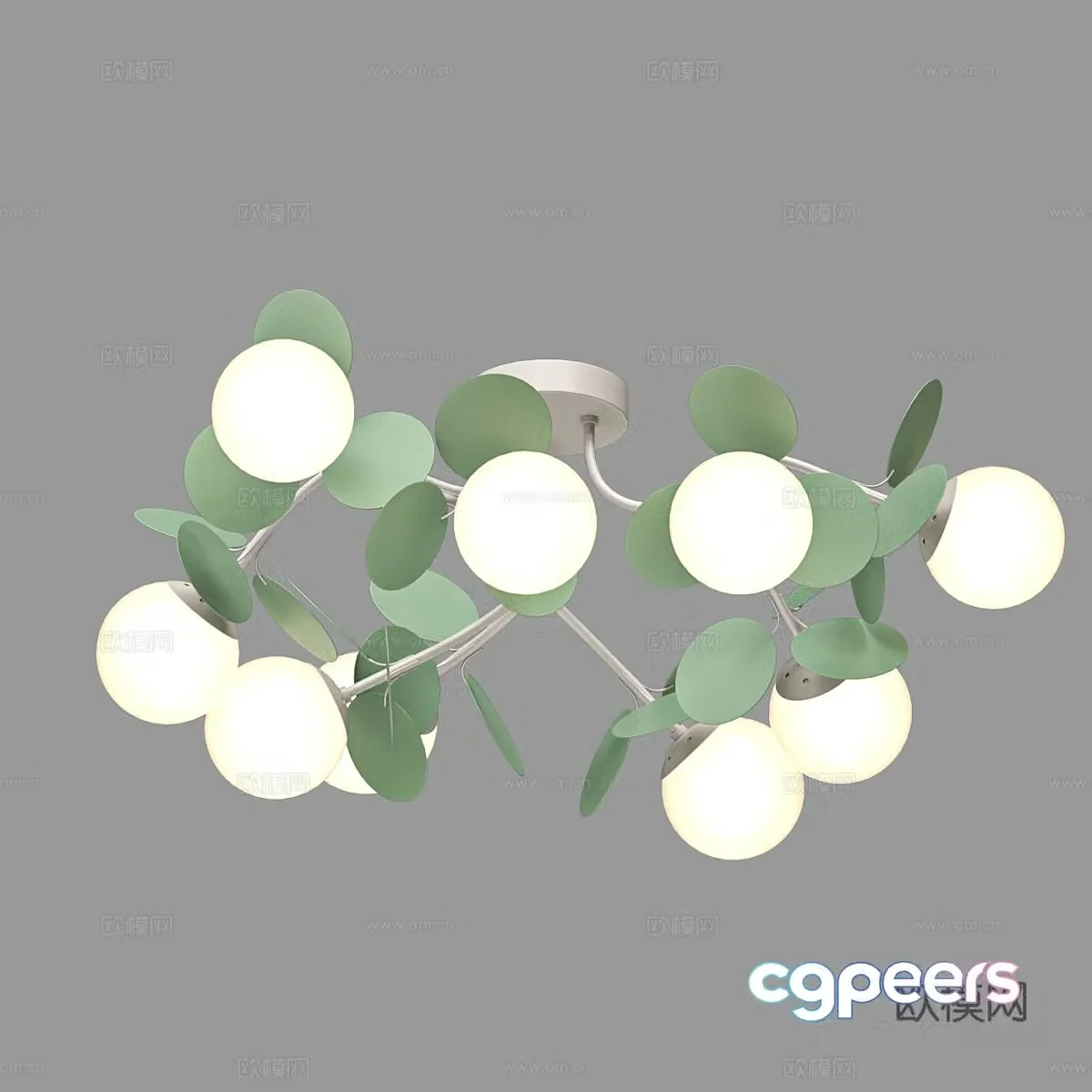 Modern simple ceiling lamp Ceiling lamp Simple ceiling lamp Lamp Leaf lamp 3d model