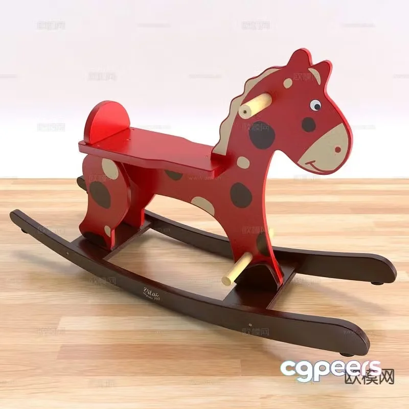 Children’s rocking horse 3d model