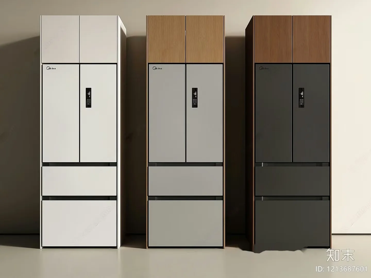 Modern Refrigerator Designs 3D Model – 7909 – VRAY Render