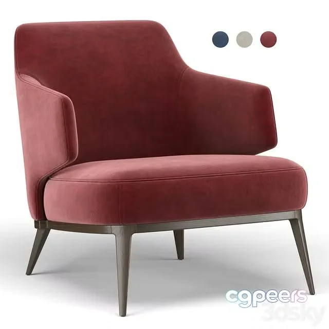 3ds Max Free – Amanda armchair