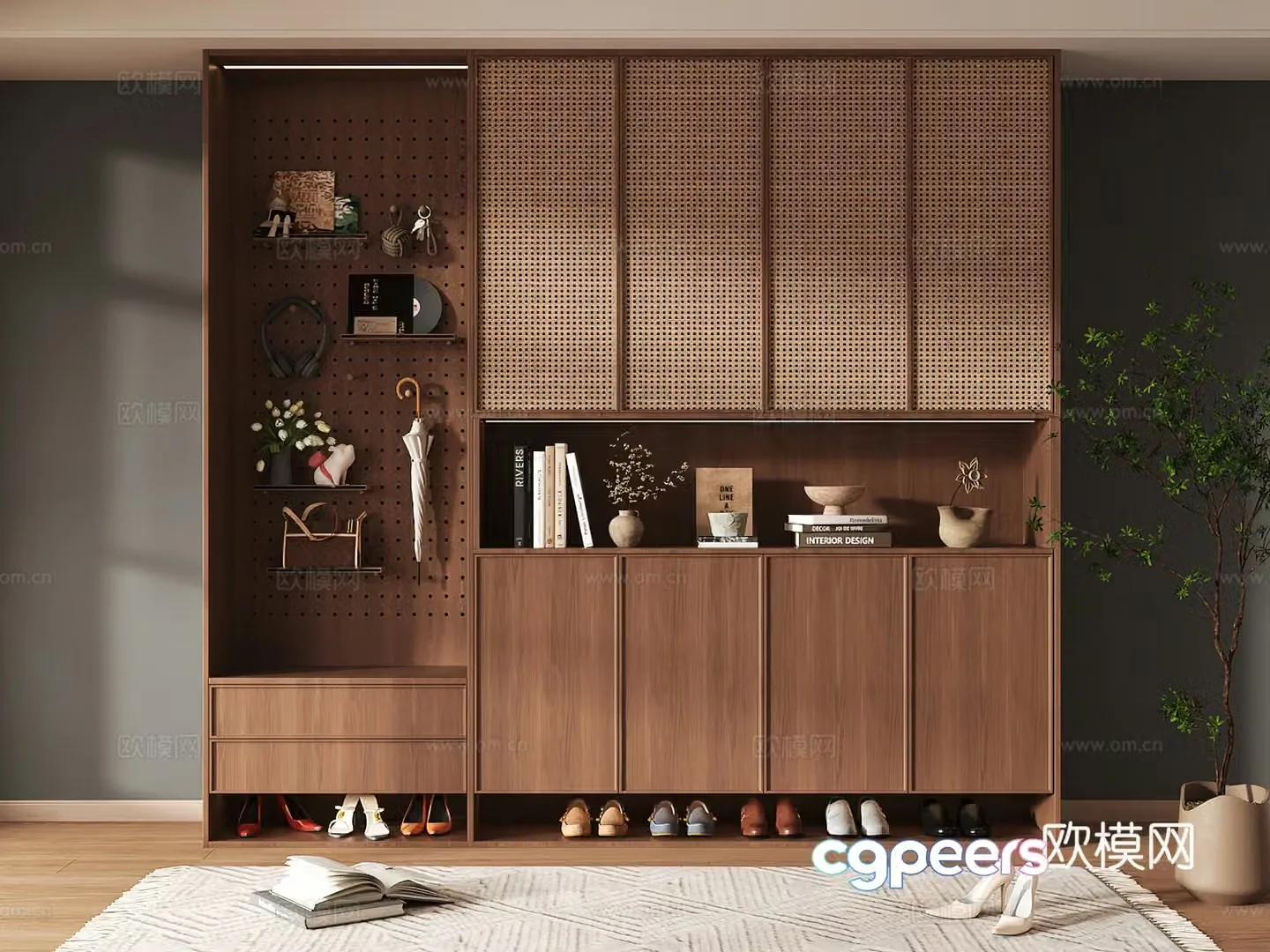 Shoe cabinet design shoe cabinet partition shoe cabinet porch shoe cabinet home shoe cabinet 3D model
