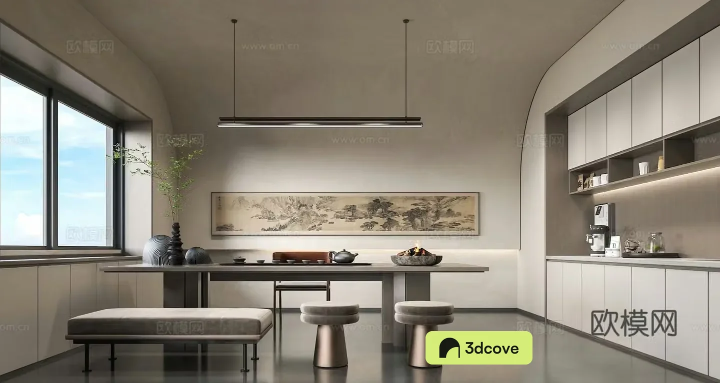New Chinese tea room