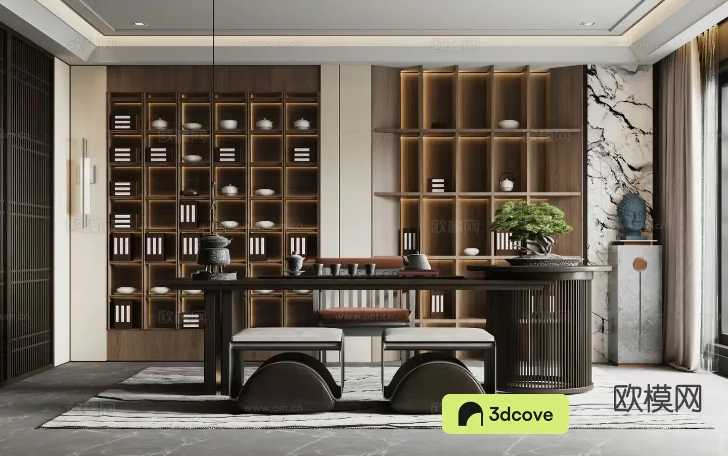 New Chinese tea room
