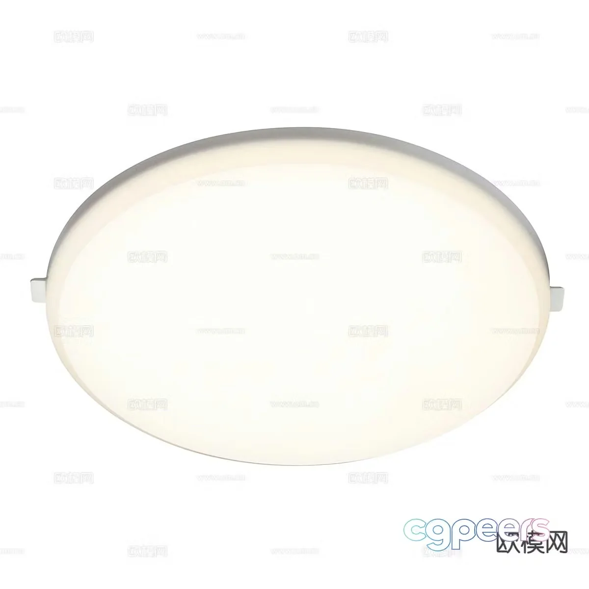 Simple ceiling lamp round ceiling lamp 3d model