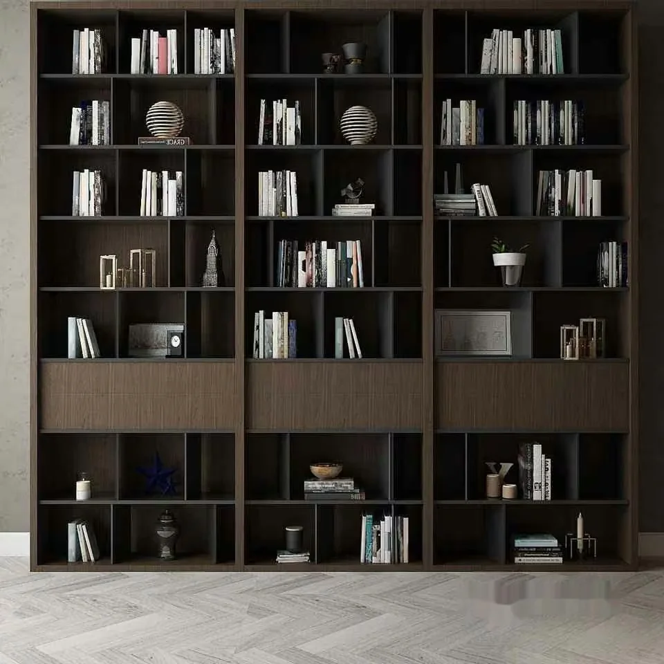 Modern Bookshelf 3D Model – 3200 – VRAY Render
