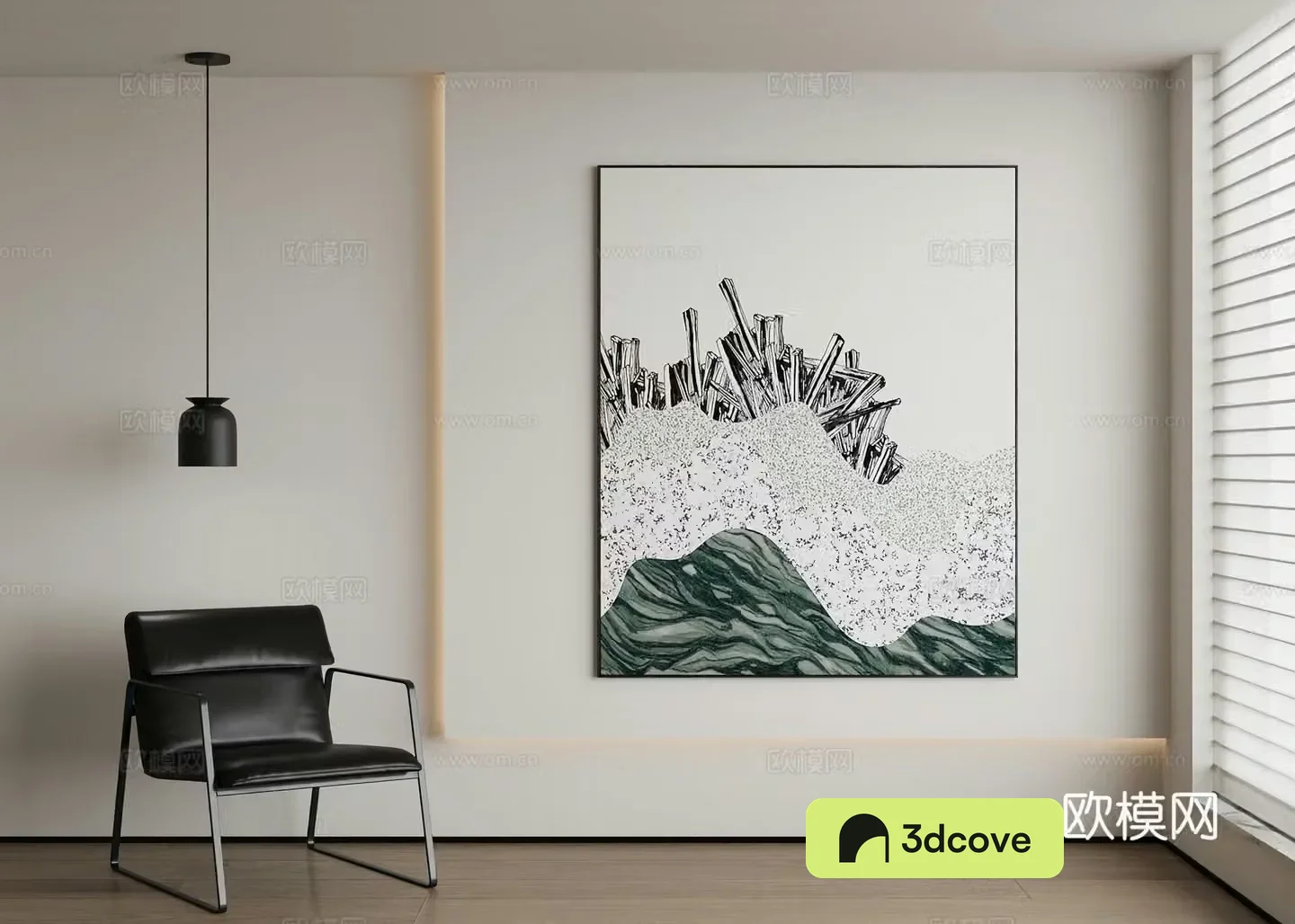 Modern abstract painting decorative painting
