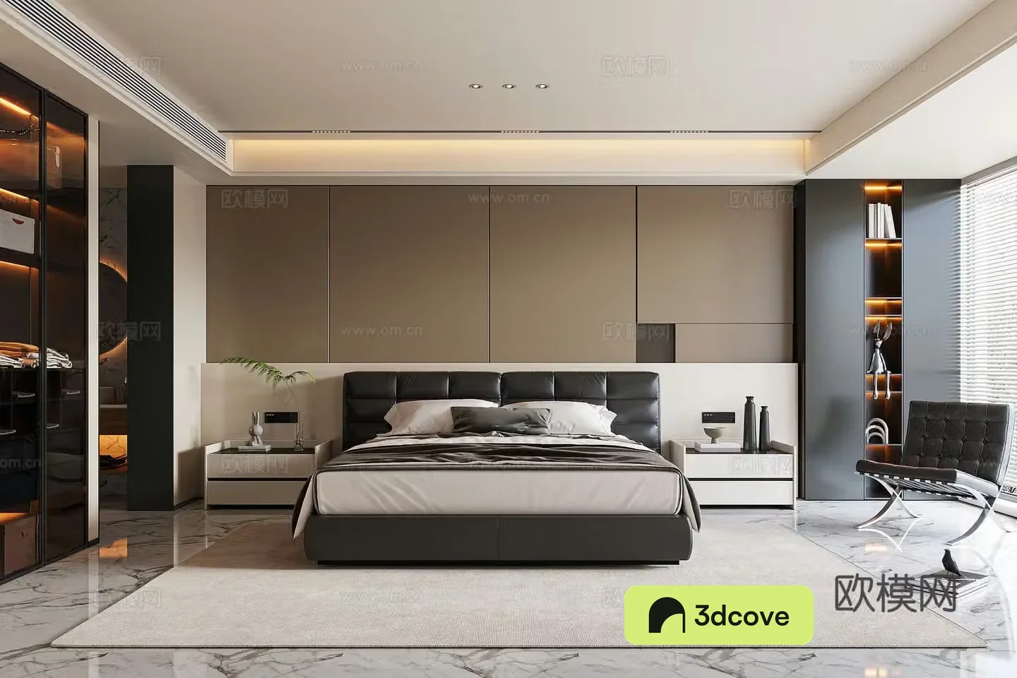 Modern bedroom