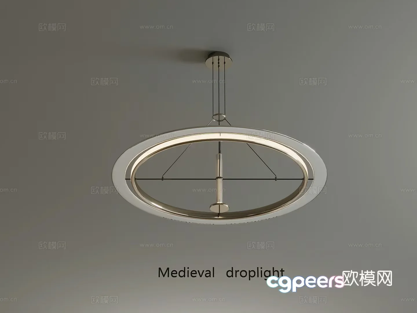 A Medieval Droplight 3D Model – 15975 – VRAY Render