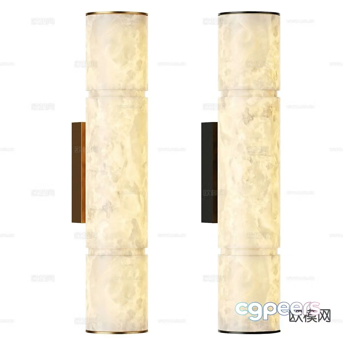 Light luxury wall lamp 3D model