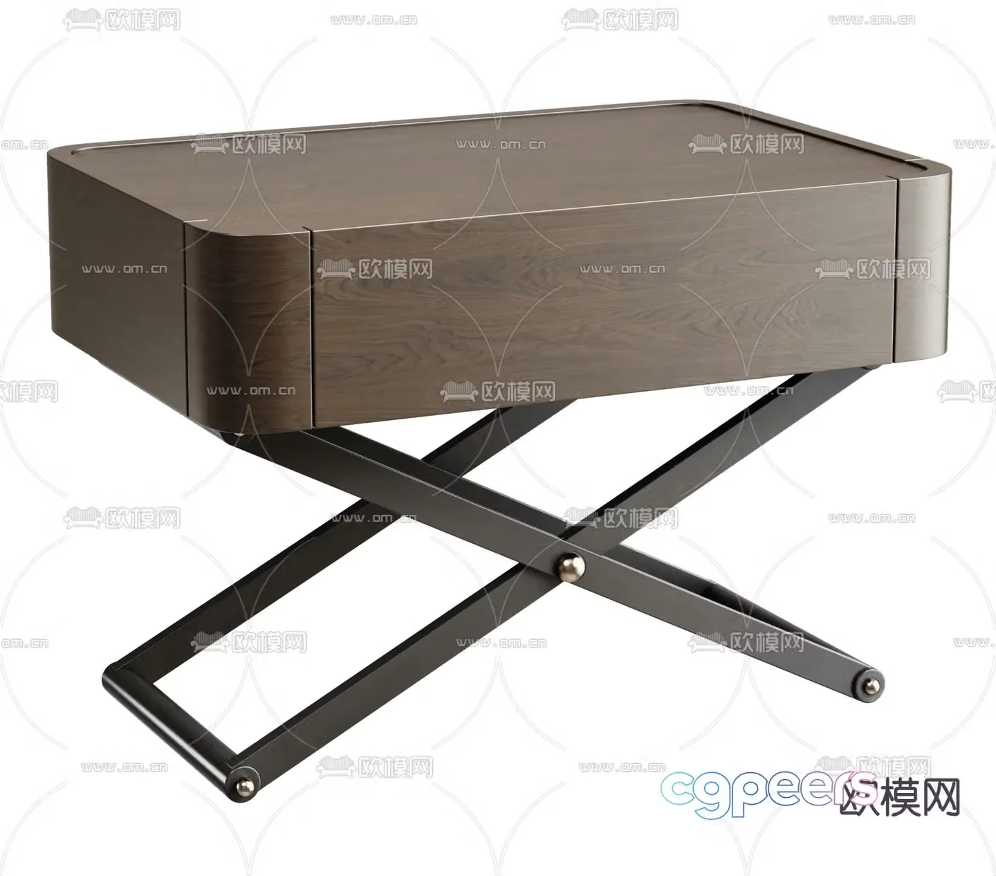 Porada bedside table 3d model