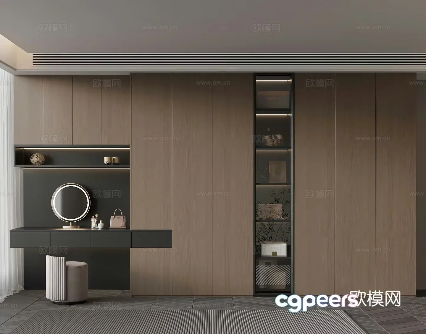 Italian wardrobe 3d model