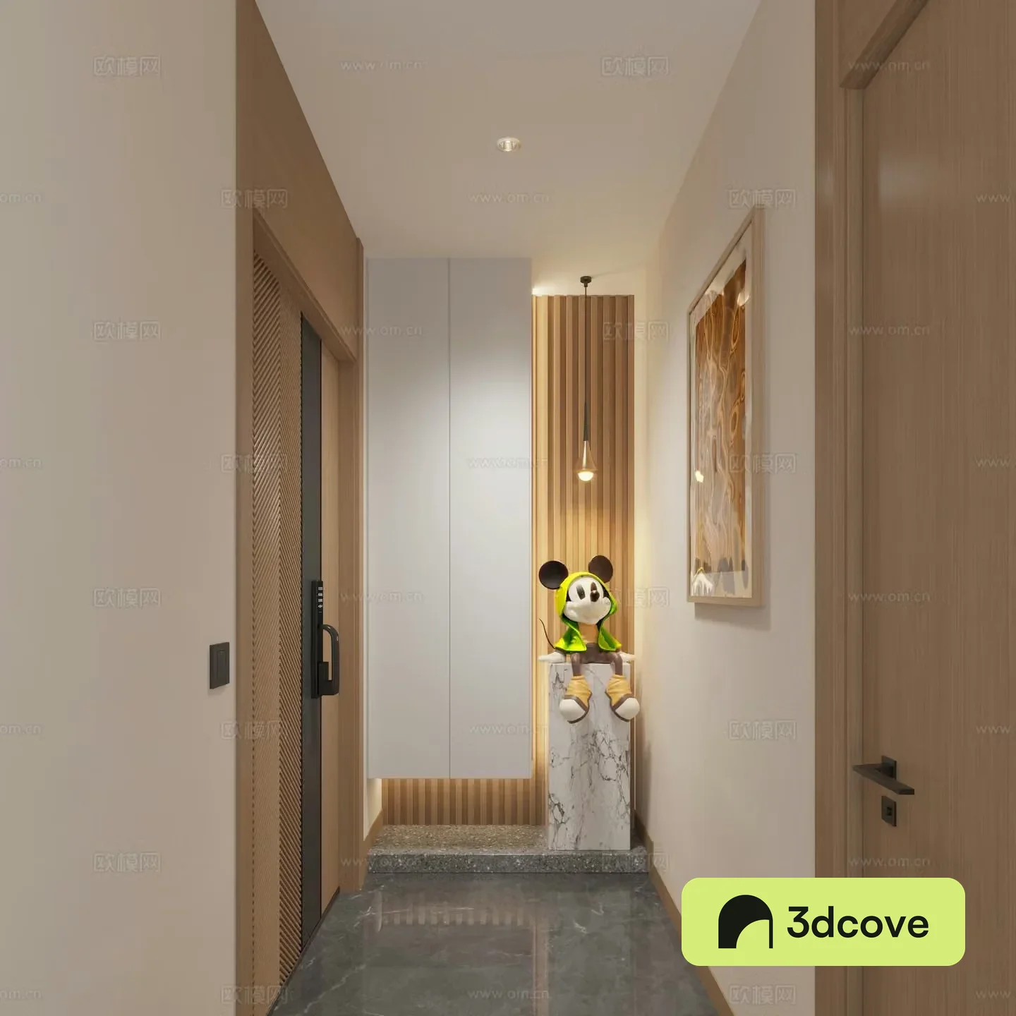 Modern entrance