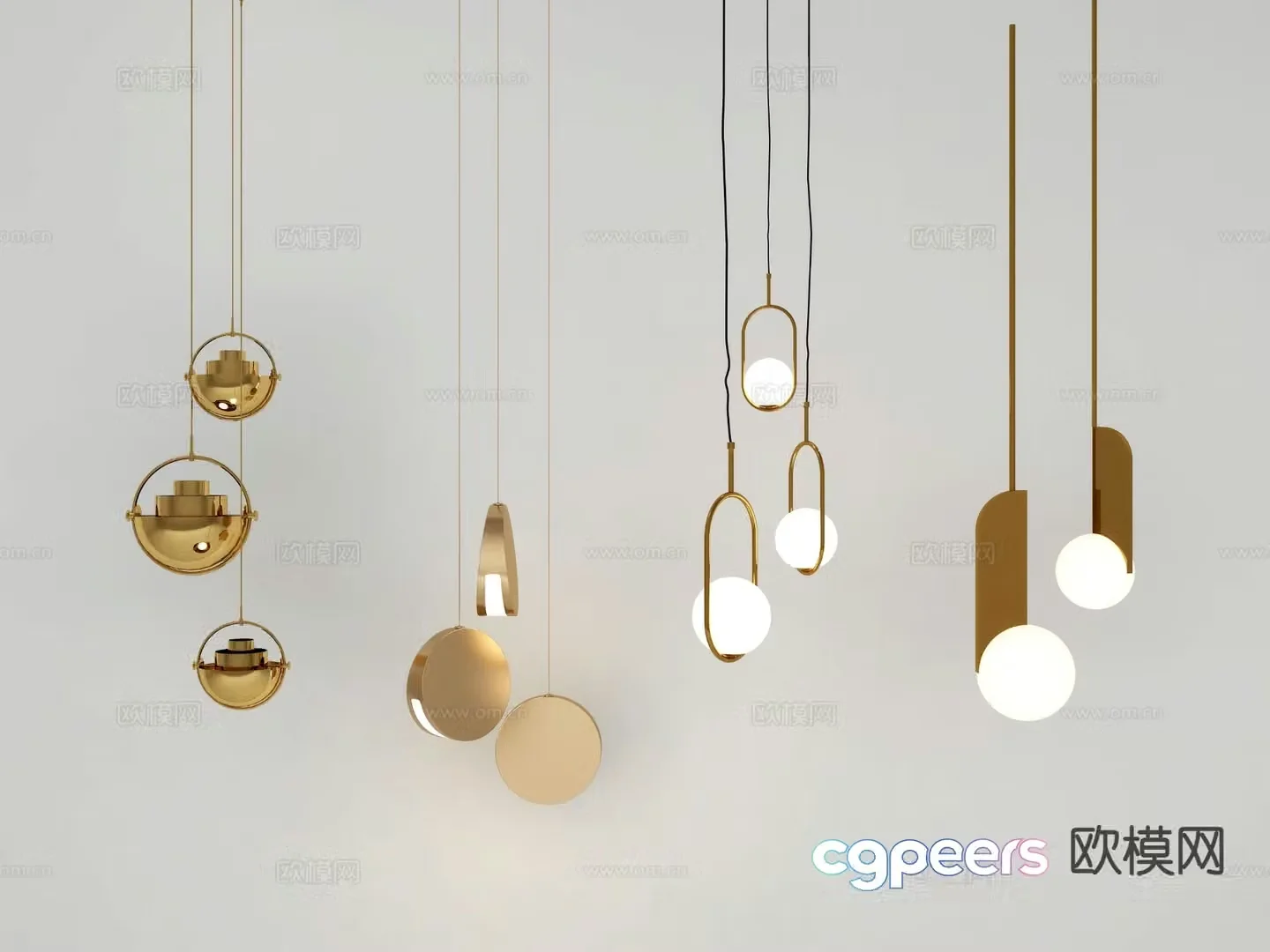 Modern chandelier dining room chandelier 3d model