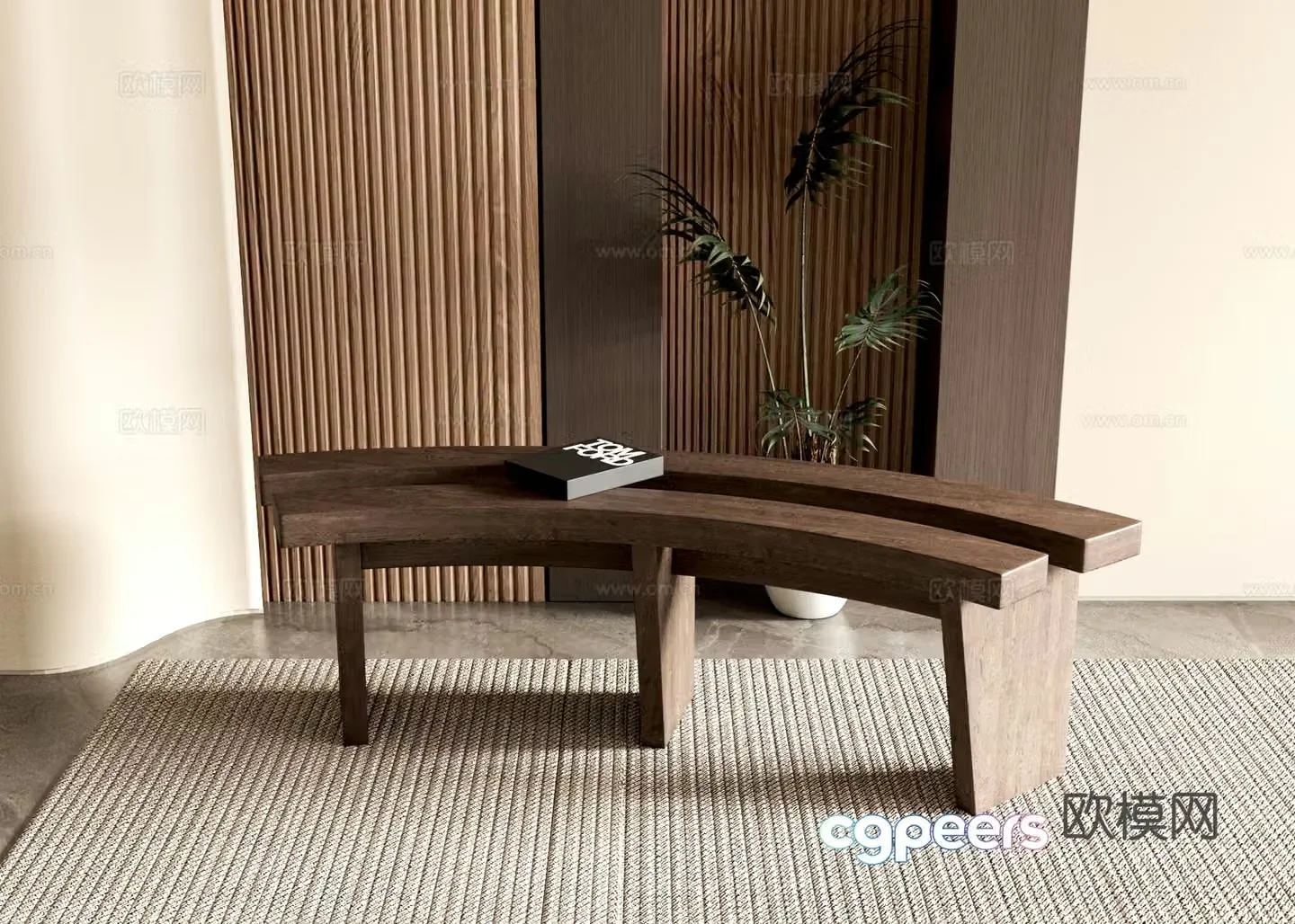 Modern single chair 3d model